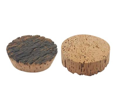 Natural Rough Bark Top Corks Stoppers Lids Good Sealing For Jars