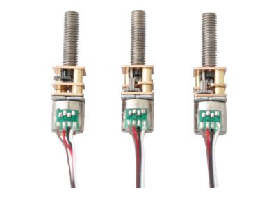 2 Phase 4 Wires Micro Metal Gearmotor High Torque Long Using Life SM10-100G