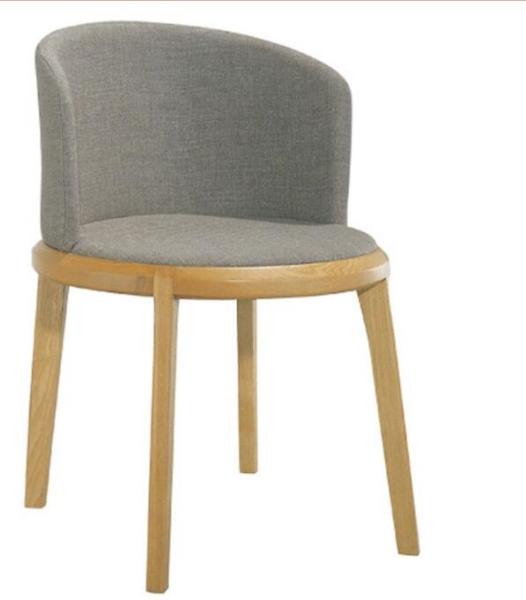 Popular selling western style aluminium or wood material restaurant  bent chair