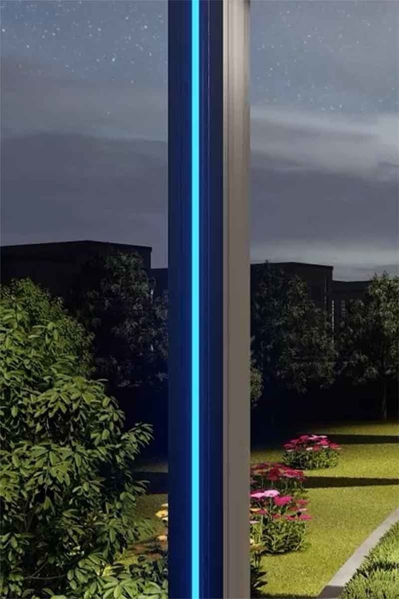 Outdoor LED Garden Light with 6000K Daylight Alert and Die Casting Aluminum Pole