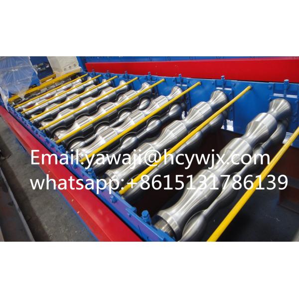 Machine de formage de rouleaux de tubes en acier vitré en aluminium