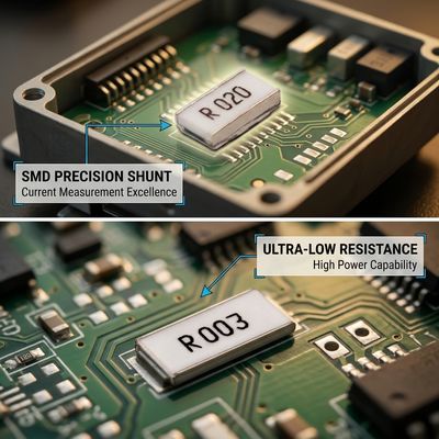 30m ohm（0.03 ohm） 1225(6.4mm*3.2mm) Chip Resistor 3W ±1% HTE Walter High Precision SMD