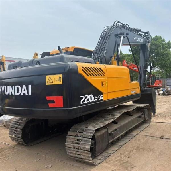 Hydraulic Used Hyundai Excavator 220LC-9S Second Hand 22 Ton Digger