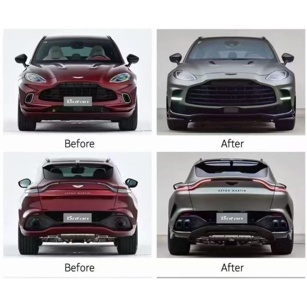 707 Style Carbon Fiber Customized Body Kit Upgraded Front Rear Bumper Front Headlight Side Skirt for Aston Martin DBX