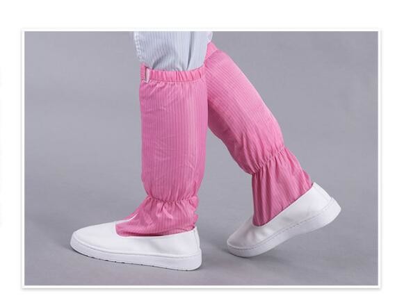 Chaussures de sécurité uniques en cuir de cleanroom de SPU protégées de la poussière pour le fonctionnement