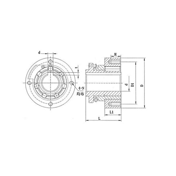 Двигатель GCS2576 GCS3086 GCS3596 переливаясь через край муфта для типа плектра ролика вала