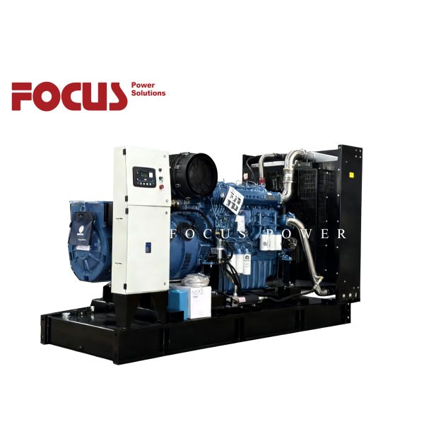 500KW Open Type Water Cooling Power Generator with Weichai 6M33D633E200 Engine for Industrial Use