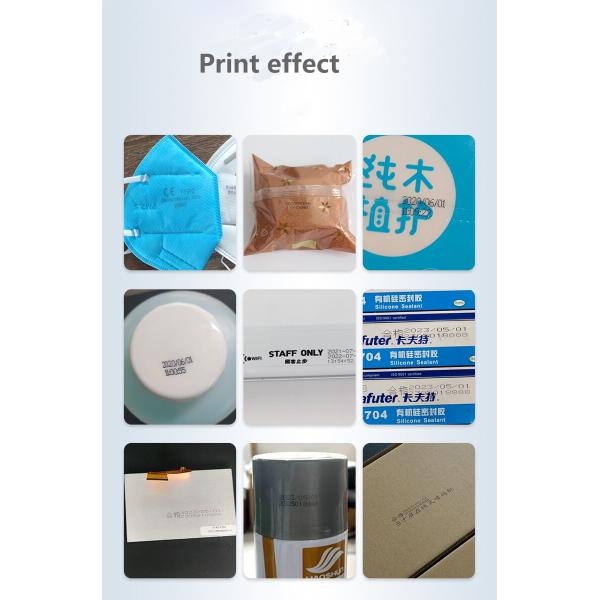 2-12.7mm Print Dimension Industrial TIJ Inkjet Printer for Bottle Plastic Pouches Bags