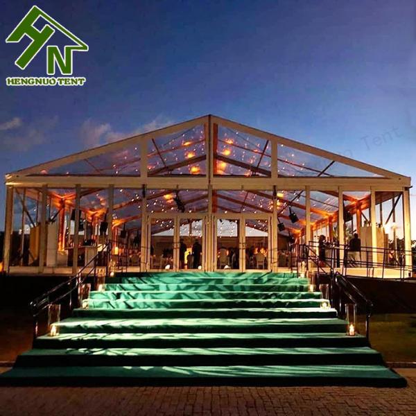 Barraca de vidro de alumínio exterior luxuosa do famoso do GV da parte superior do PVC para o evento de abastecimento