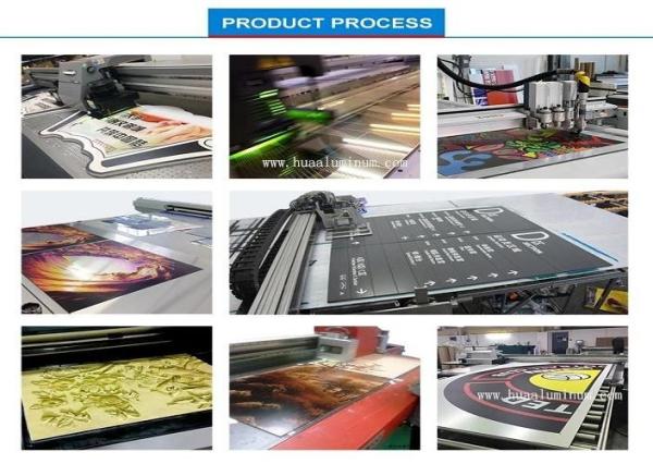 External PE Coated Lightweight ACM Signage Panels Smooth Surface