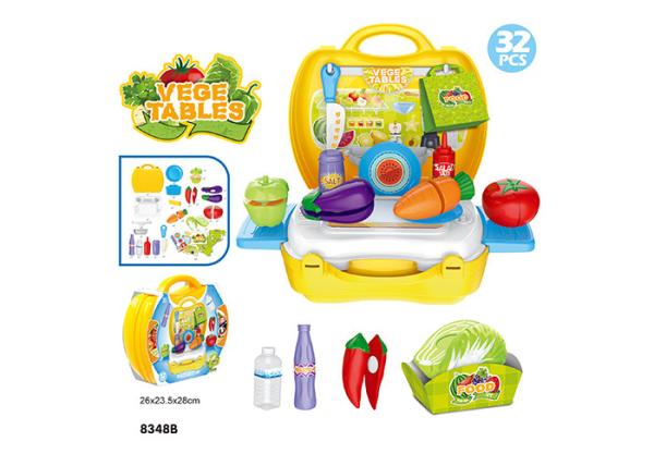 10.3 Childrens Toy Kitchen Sets , Colorful Cooking Toys For Kids 32 Pcs