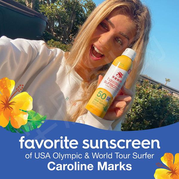 SPF 50 Sunscreen Clear Spray Nourishing Coconut 6 Fl Oz