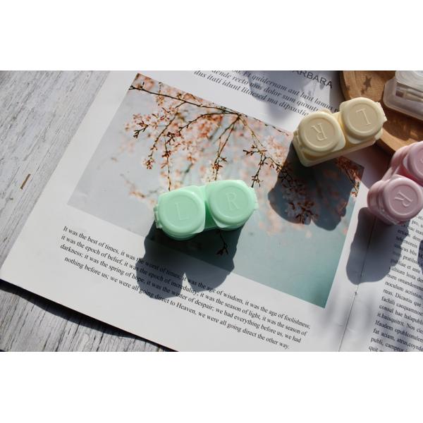 Коробка контактных линзов OEM косметическая для контейнера держателя набора перемещения глаз