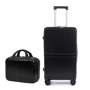 2in1 Set includes 14-inch,20-inch luggage with Scratch-Resistant Material Front