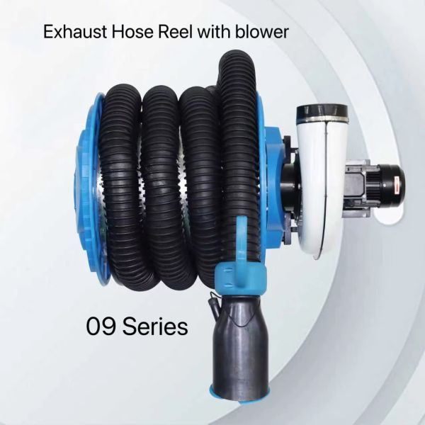 Repair Workshops Spring Driven Hose Reel Exhaust Hose Reel Gas Removal 2000m3/H