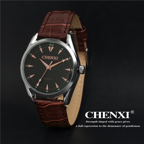 Branding Watches CURREN Charming Stainless Steel Caseback Watches Man Wholesale Price Quartz Leather Watches