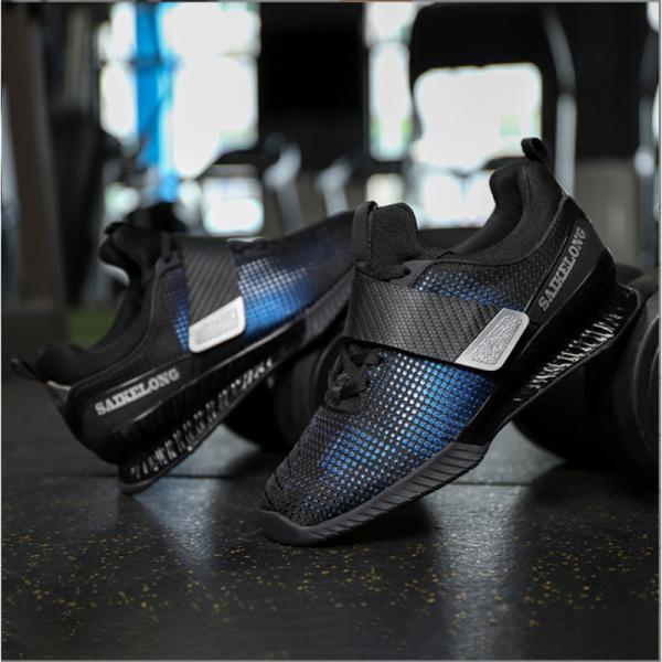 Men Powerlifting Athletic Snearker Shoes Comprehensive Bodybuilding Training Custom Logo