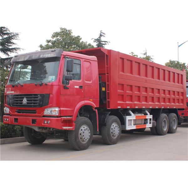 12 Wheeler HOWO 8x4 Dump Truck 50 Ton 40 Ton Large Capacity 3 Axles ISO 9001 Certified