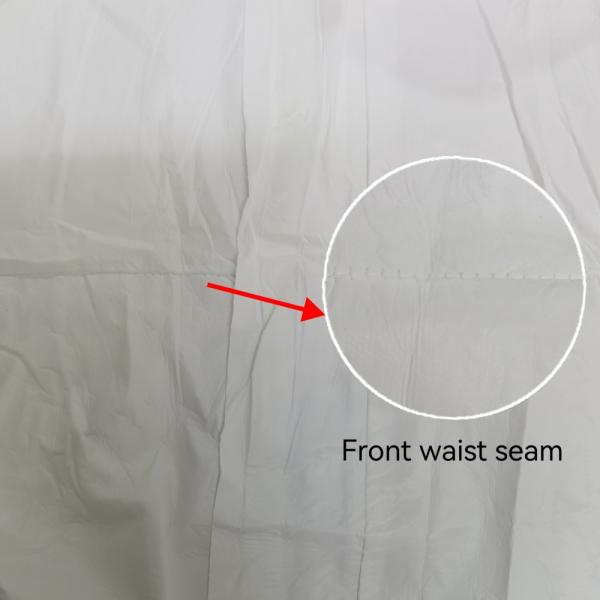 20000 шт/день CE Type5 6 Водостойкий антираспылительный костюм одноразовые микропорные комбинезоны