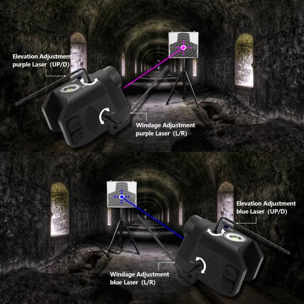 Shotgun Purple Blue Laser Beam 500 Lumens IPX4 Waterproof Rating