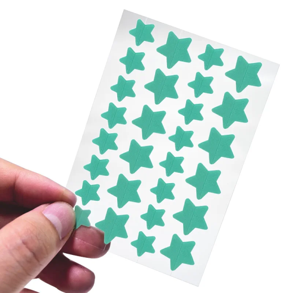 Hydrocolloid Star Shaped Acne Pimple Patch Customized Color For All Skin Types