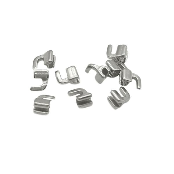 Clase II de acero inoxidable ortodóntico dental gancho de 90 grados conexión de alambre de arco con característica de encrucijado