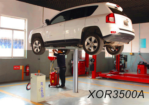 Factory Price Car Washing Lift 3.5ton Single Post In Ground Hydraulic Car Lift 1850mm