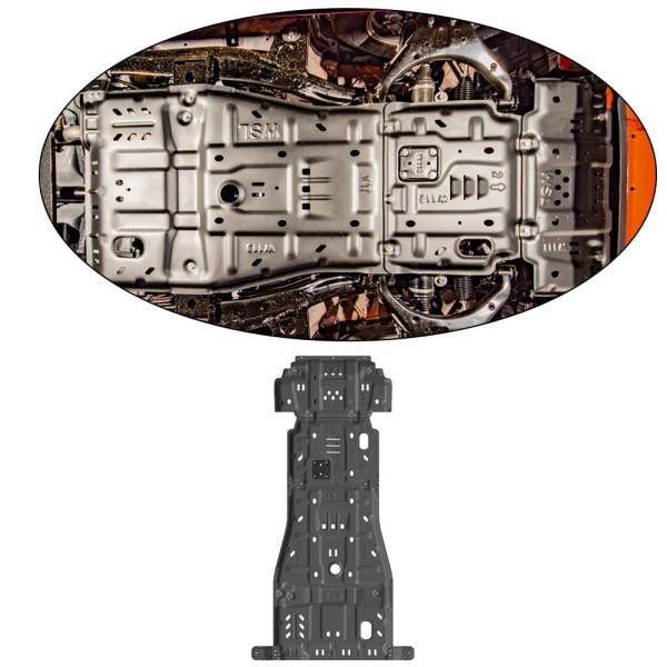 2012-2016 ISUZU Dmax Full Skid Plate Set for Off Road Underbody Engine Protection Cover