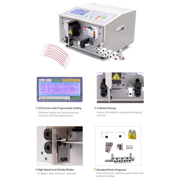 PVC заплел автоматическое вырезывание кабельной проводки и обнажая машину CX-02B