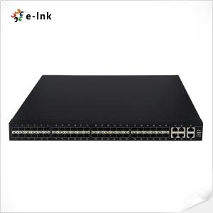48の港ギガビットSFPは6港のコンボのイーサネット+ 4港10G SFPが付いている繊維スイッチを管理した
