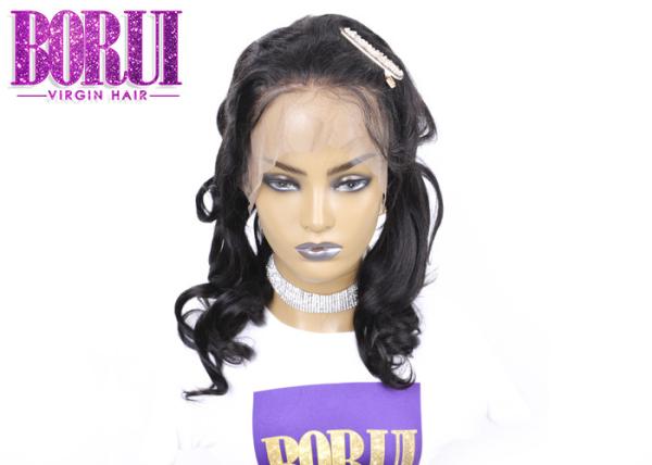180% Density Women Lace Front Wigs Human Hair Loose Deep Wave Glueless Swiss Black Women