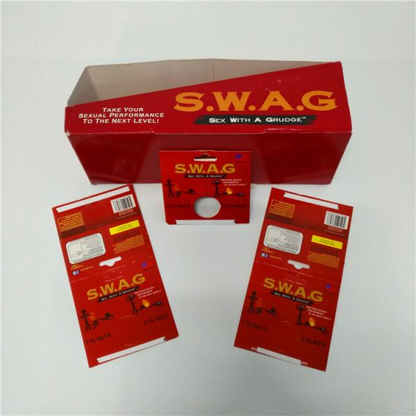 Пластиковая упаковка карты волдыря капсулы бутылки таблетки идет полный набор золота 3Д носорога