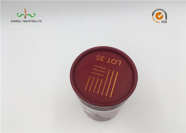 Customized Round Tube Paper Box Packaging For Gifts , Apparels With Lids