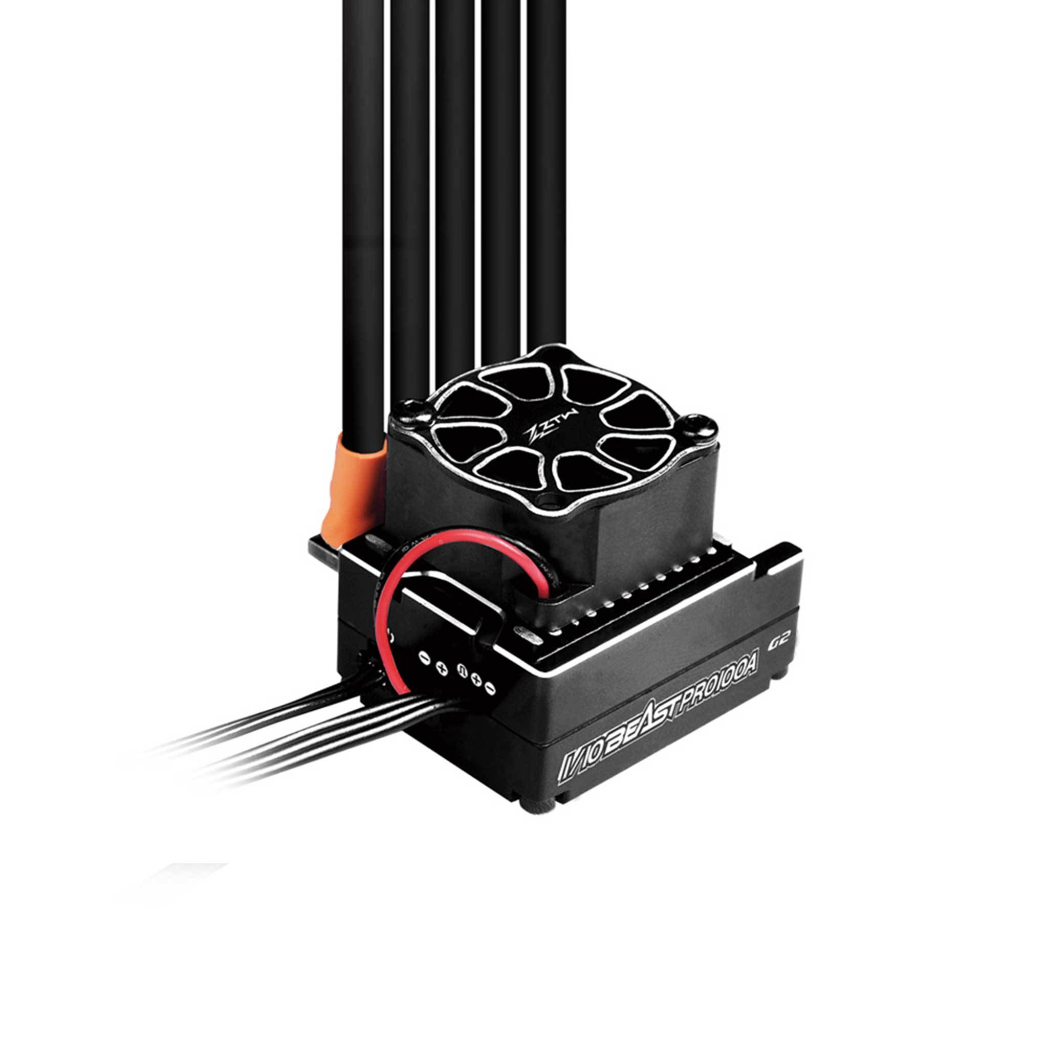 2-3S Compact ZTW Beast PRO 100A Mini ESC For 1:10 Touring Drift And RC Crawler