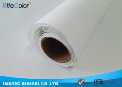 Lona matte Rolls do poliéster do grande formato para a impressão de Digitas do Inkjet da arte