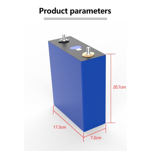 Rechargeable 280Ah Prismatic LFP Cell Lithium Ion With Aluminum Shell For Solar Energy Storage
