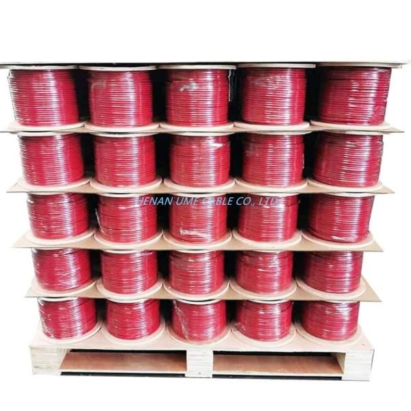 Exemplo de cabo de alarme de incêndio livre Fplr PVC 300V 4X1.0 2X1.0 2X2.5 2X1.5mm2 para detectores de fumaça