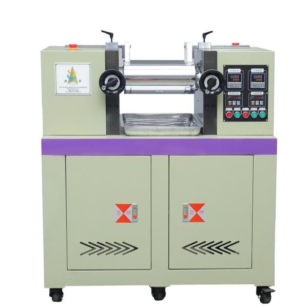 Dual Inverter Open Type Rubber Mixing Mill 6 Inch With Double Rollers