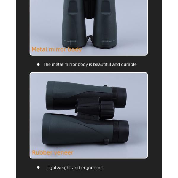 Kunguang 12x50 ED Glass Binoculars Adult Travel Starscope Monocular 12x50 Portable Wide Angle