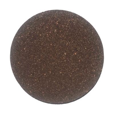 Black Carbonized Round Modern Cork Placemats Cork Trivets For Hot Dishes