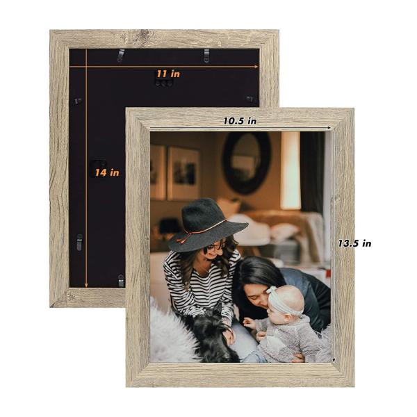 Shabby Chic Wooden Photo Frame Sets with Customized Rustic Wall Art Decoration
