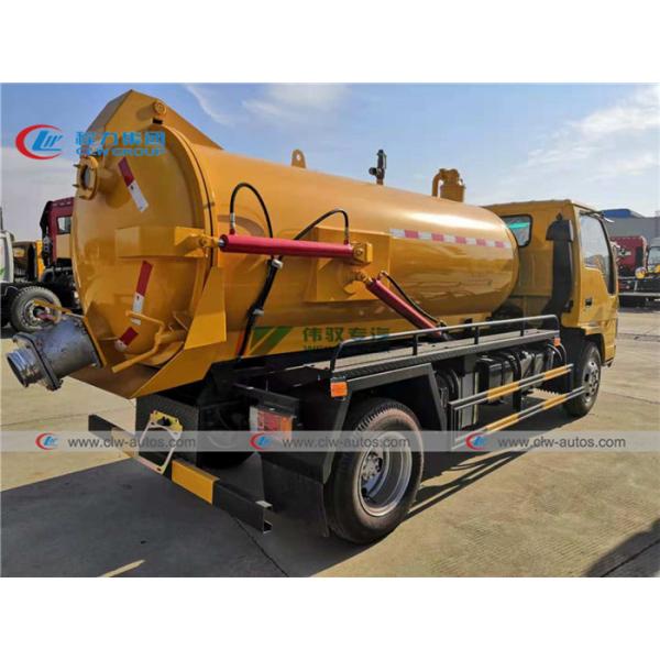 Тележка всасывания вакуума двигателя дизеля 3000L 3m3 ISUZU 100P