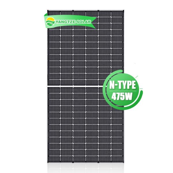 OEM Solar Mono Facial Perc PV Panels Half Cut Tyoe N Type 475w