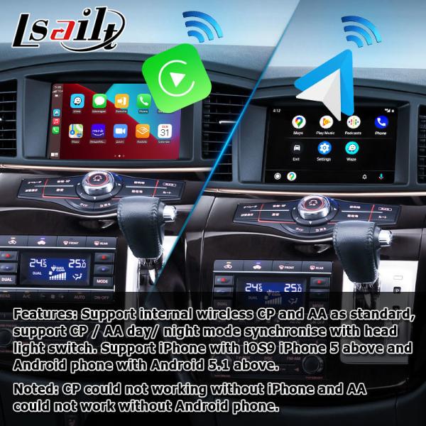 Подъем экрана касания беспроводного carplay андроида поисков E52 IT06 Nissan Elgrand автоматический емкостный