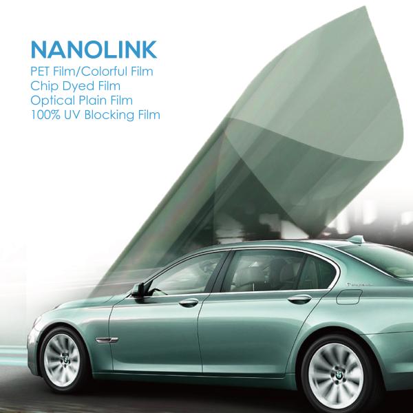 Anti UV PET Base Solar Control Window Film , Smooth Sun Film For Car Windows