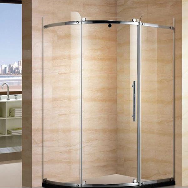 304 Stainless Steel Bath Shower Cabinet Black Chrome Aluminum Finish