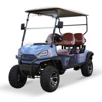2024 Electric 4 Person Golf Cart for Hunting Transport 20% Grade Ability 15.5mph Maximum Speed 48V 5KW AC Motor