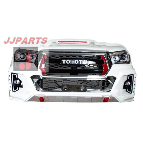 Elegant TRD Logo Toyota Modified Parts Front Grill Mesh For Hilux Rocco 2018 Raptor Conversion Style