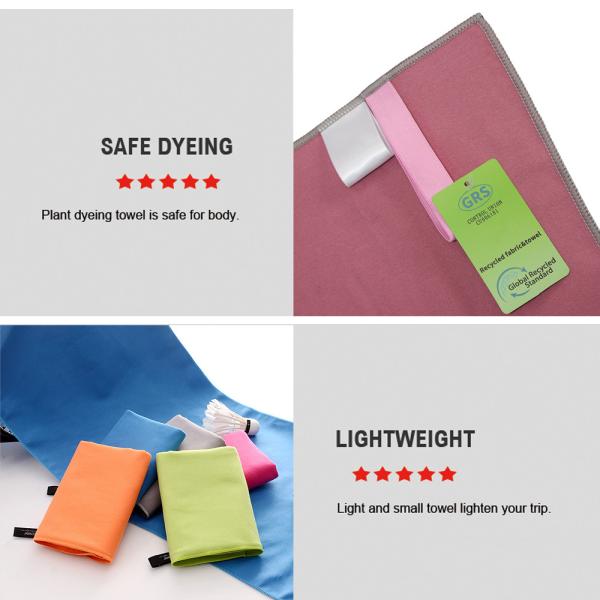 оптовый пользовательский размер вышивка микроволокно спортивное полотенце для спорта пользовательский логотип