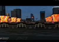 Sinais de Digitas para a cor completa visual exterior conduzida do diodo emissor de luz de Shenzhen da tela exterior de P25/LED